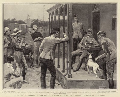 フロントの科学的ノベルティ、フェルトの道の駅のシーン 作： Frank Dadd